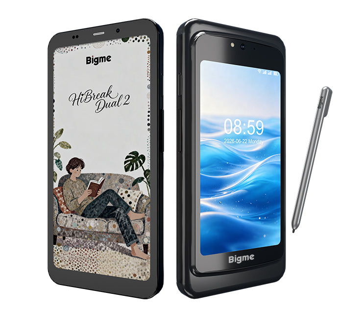 Bigme HiBreak Dual 2 6.13-inch E Ink and 5-inch LCD dual-screen smartphone Android 16