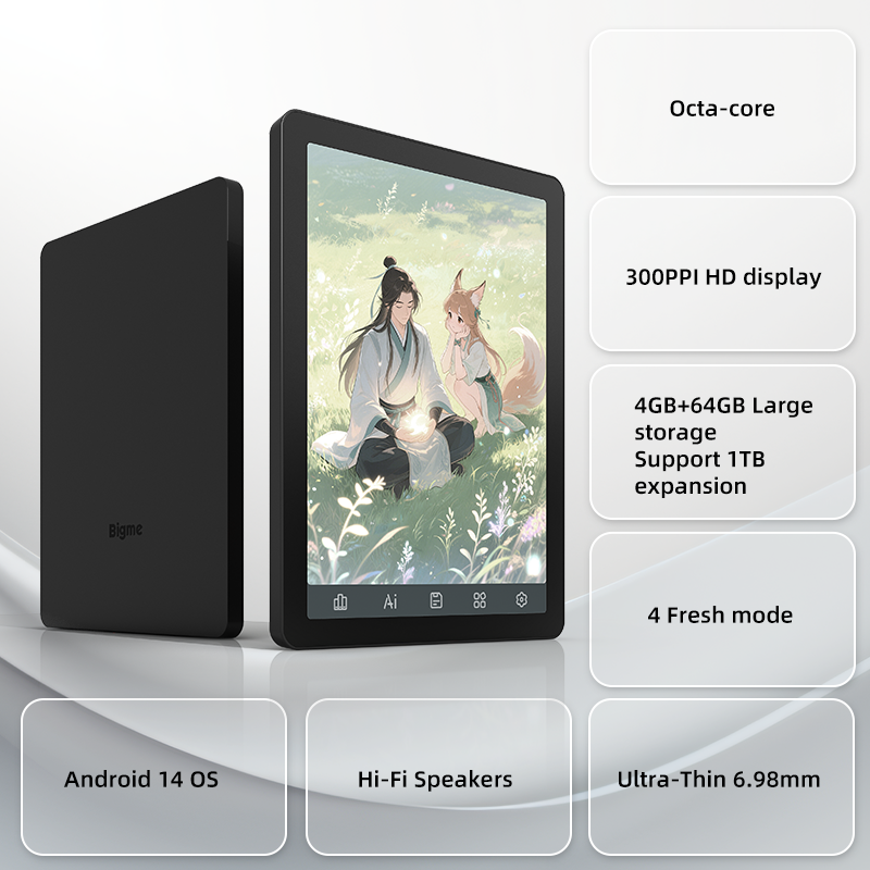 Bigme B6 Color e-reader 4GB 64GB color reading and features