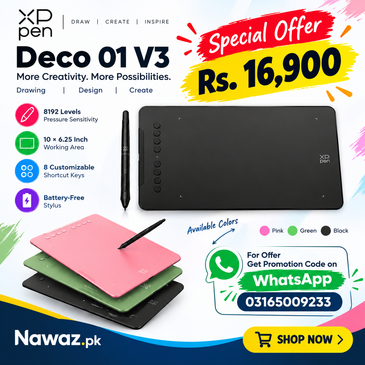 One day offer promotion for Nawaz.pk